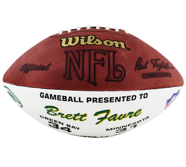 Brett Favre Signed Commemorative Brett Favre Official NFL Game Ball (Radtke COA) at PristineAuction.com Brett Favre Signed Commemorative Brett Favre Official NFL Game Ball (Radtke COA) at PristineAuction.com