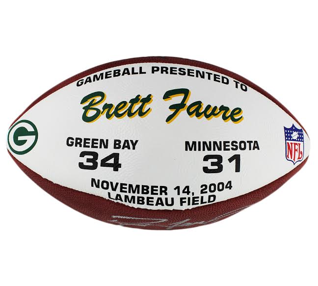 Brett Favre Signed Commemorative Brett Favre Official NFL Game Ball (Radtke COA) at PristineAuction.com Brett Favre Signed Commemorative Brett Favre Official NFL Game Ball (Radtke COA) at PristineAuction.com