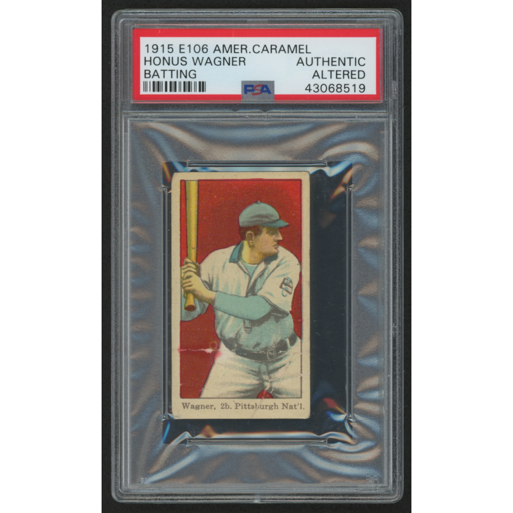 1915 American Caramel E106 40A Honus Wagner PSA Authentic Pristine 1915-american-caramel-e106-40a-honus-wagner-psa-authentic-pristine