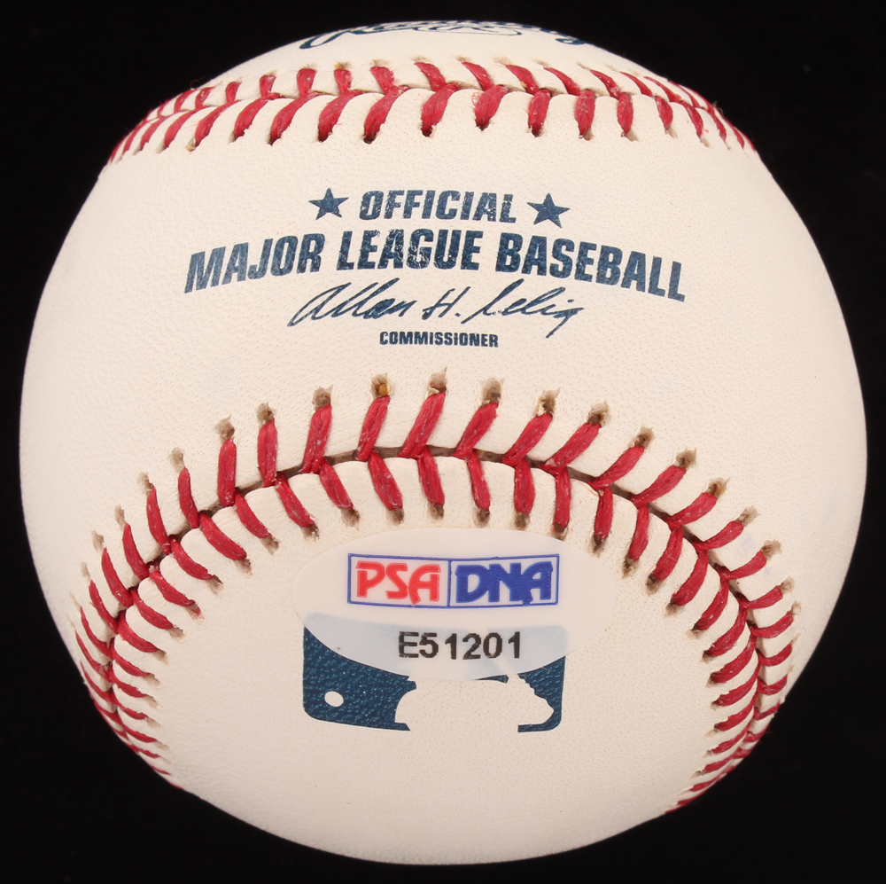 Hank Aaron Signed OML Baseball (PSA COA - Graded 10) at PristineAuction.com Hank Aaron Signed OML Baseball (PSA COA - Graded 10) at PristineAuction.com