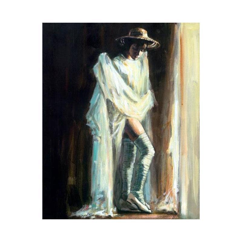Fabian Perez Signed "Catalina By The Window" Hand Textured Limited Edition 25x20 Giclee on Canvas AP #7/30 at PristineAuction.com Fabian Perez Signed "Catalina By The Window" Hand Textured Limited Edition 25x20 Giclee on Canvas AP #7/30 at PristineAuction.com