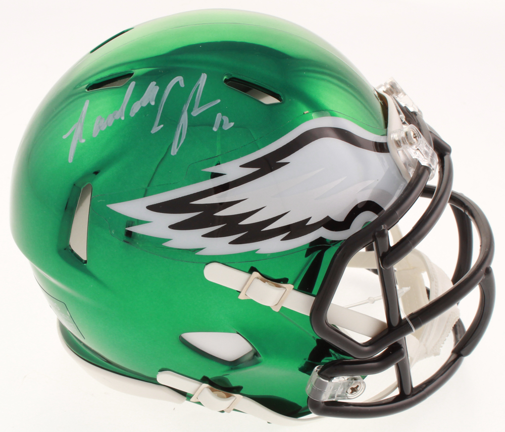 Randall Cunningham Signed Philadelphia Eagles Chrome Speed Mini Helmet (JSA COA) at PristineAuction.com Randall Cunningham Signed Philadelphia Eagles Chrome Speed Mini Helmet (JSA COA) at PristineAuction.com