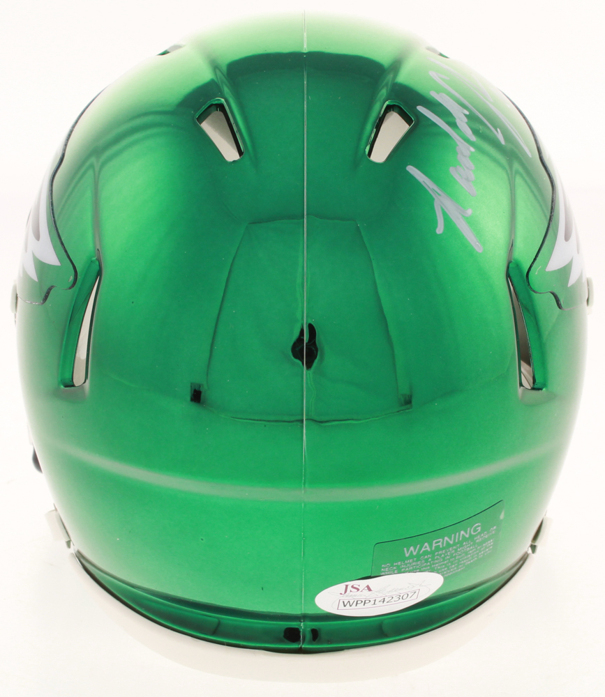 Randall Cunningham Signed Philadelphia Eagles Chrome Speed Mini Helmet (JSA COA) at PristineAuction.com Randall Cunningham Signed Philadelphia Eagles Chrome Speed Mini Helmet (JSA COA) at PristineAuction.com
