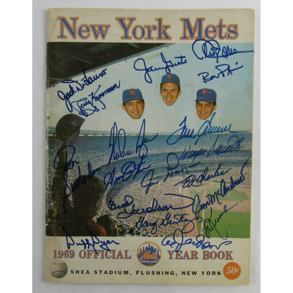 Balle De Baseball Signée Des Mets 1969 - Avec Nolan Ryan, Tom Seaver, Gil Hodges +22, Certifiée JSA