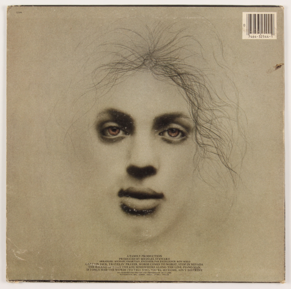 Billy Joel Signed "Piano Man" Vinyl Album Cover (PSA COA) at PristineAuction.com Billy Joel Signed "Piano Man" Vinyl Album Cover (PSA COA) at PristineAuction.com