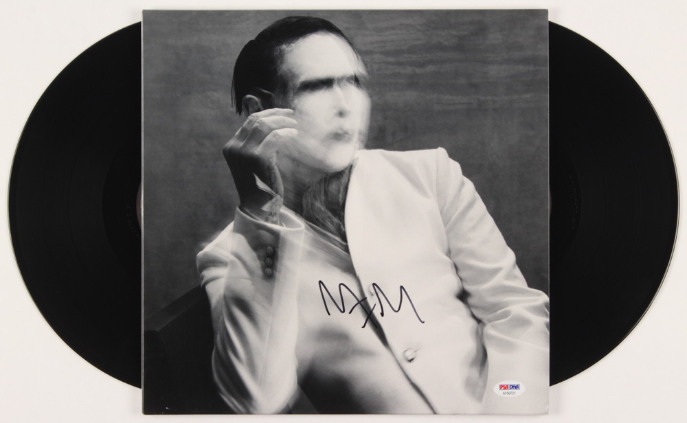 Marilyn Manson Signed "The Pale Emporer" Vinyl Record Album (PSA COA) at PristineAuction.com Marilyn Manson Signed "The Pale Emporer" Vinyl Record Album (PSA COA) at PristineAuction.com