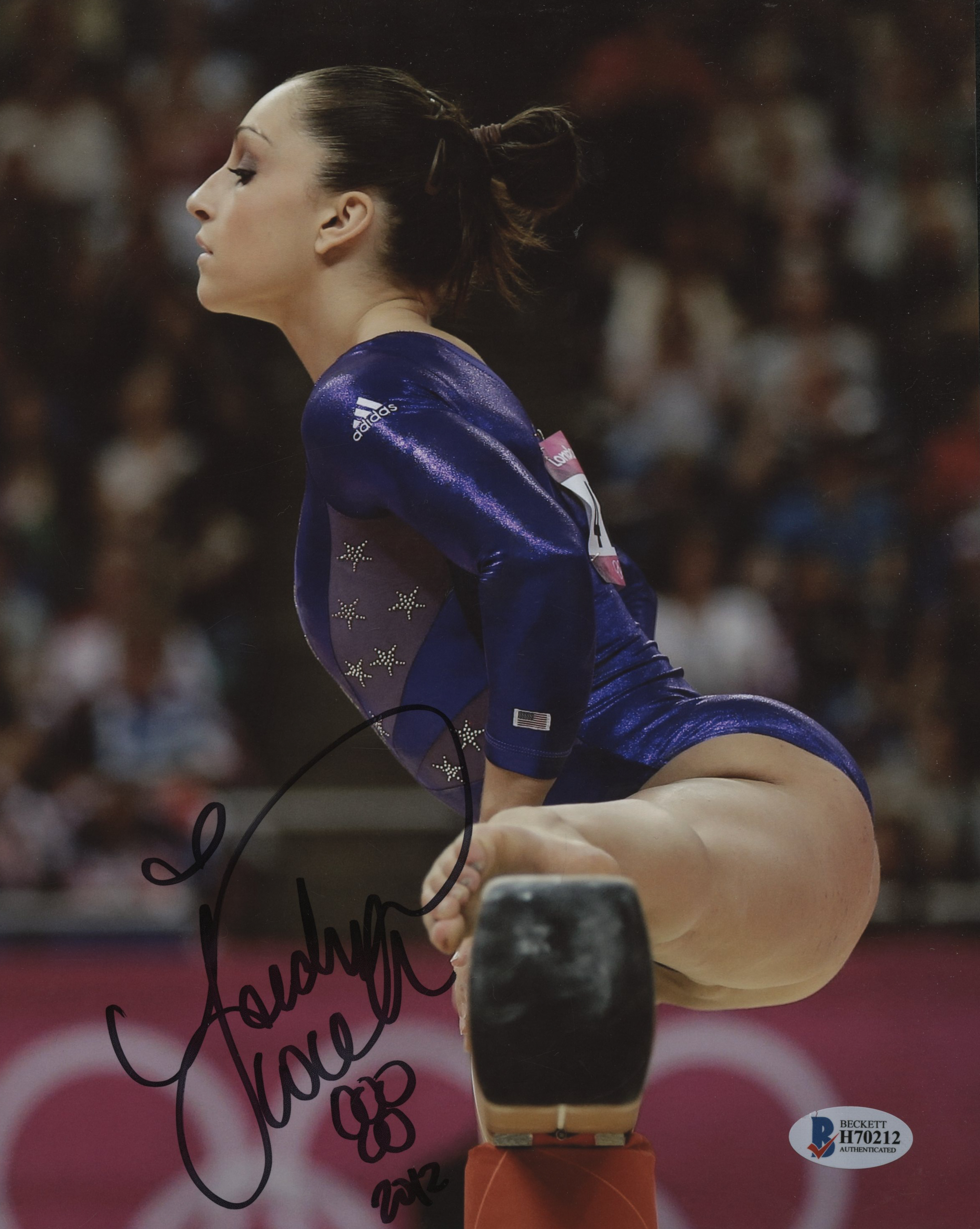 Jordyn Wieber Signed 8x10 Photo (Beckett COA) at PristineAuction.com Jordyn Wieber Signed 8x10 Photo (Beckett COA) at PristineAuction.com