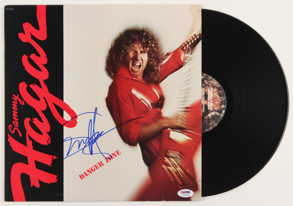 Sammy Hagar Signed "Danger Zone" Vinyl Record Album (PSA COA) at PristineAuction.com Sammy Hagar Signed "Danger Zone" Vinyl Record Album (PSA COA) at PristineAuction.com