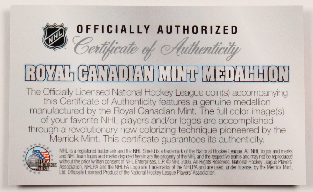 "The Original Six" NHL Teams 6-Coin Colorized Set with Boston Bruins, New York Rangers, Chicago Blackhawks, Detroit Red Wings, Toronto Maple Leafs & Montreal Canadiens at PristineAuction.com "The Original Six" NHL Teams 6-Coin Colorized Set with Boston Bruins, New York Rangers, Chicago Blackhawks, Detroit Red Wings, Toronto Maple Leafs & Montreal Canadiens at PristineAuction.com