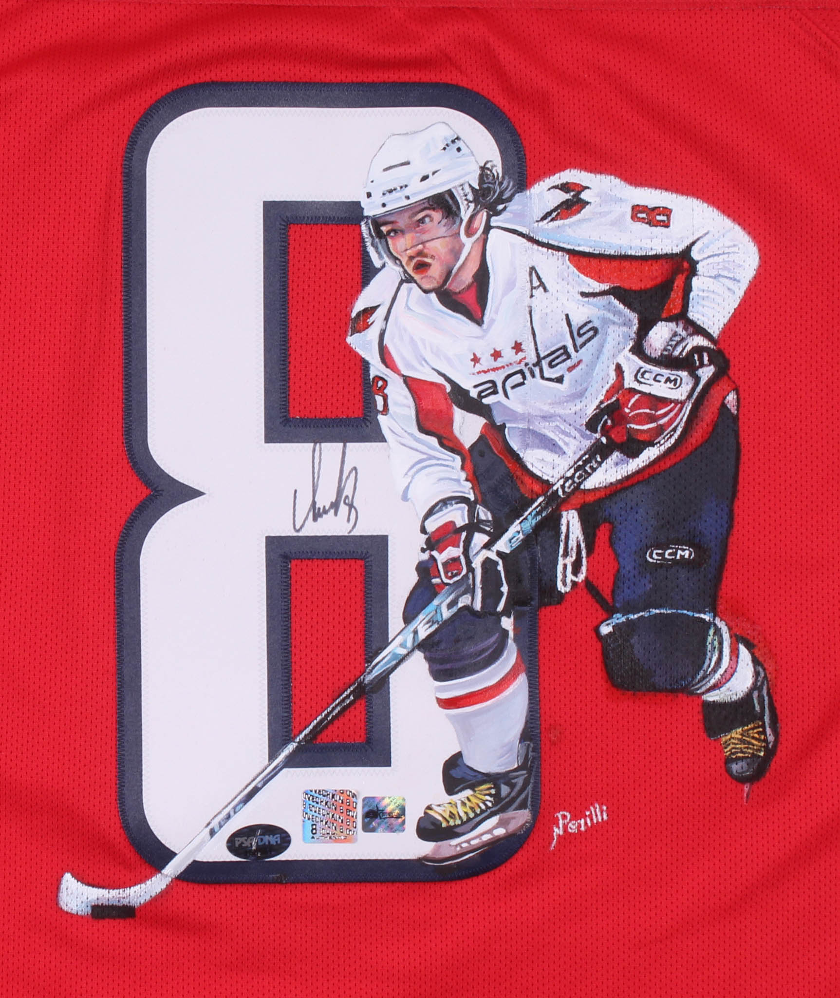 Alexander Ovechkin Signed LE Washington Capitals Hand-Painted Jersey (PSA Hologram & Ovechkin Hologram) at PristineAuction.com Alexander Ovechkin Signed LE Washington Capitals Hand-Painted Jersey (PSA Hologram & Ovechkin Hologram) at PristineAuction.com