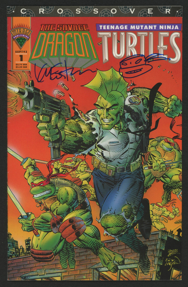 Kevin Eastman Signed Teenage Mutant Ninja Turtles Original Comic Book