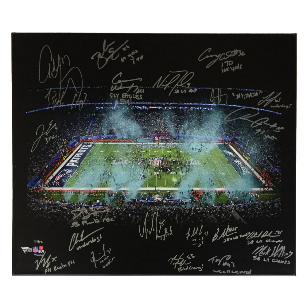 2017 Super Bowl Champions Philadelphia Eagles LE 20x24 Custom Framed ...