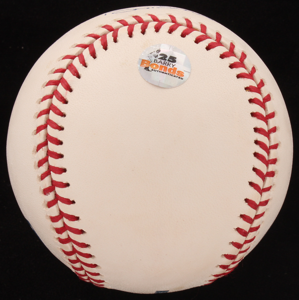 Barry Bonds Signed OML Baseball (Bonds Hologram) at PristineAuction.com Barry Bonds Signed OML Baseball (Bonds Hologram) at PristineAuction.com