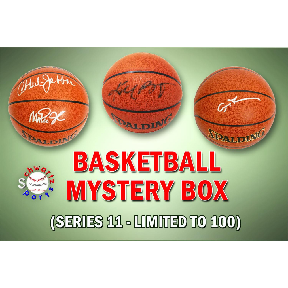 Schwartz Sports Basketball Superstar Signed Mystery Box Basketball