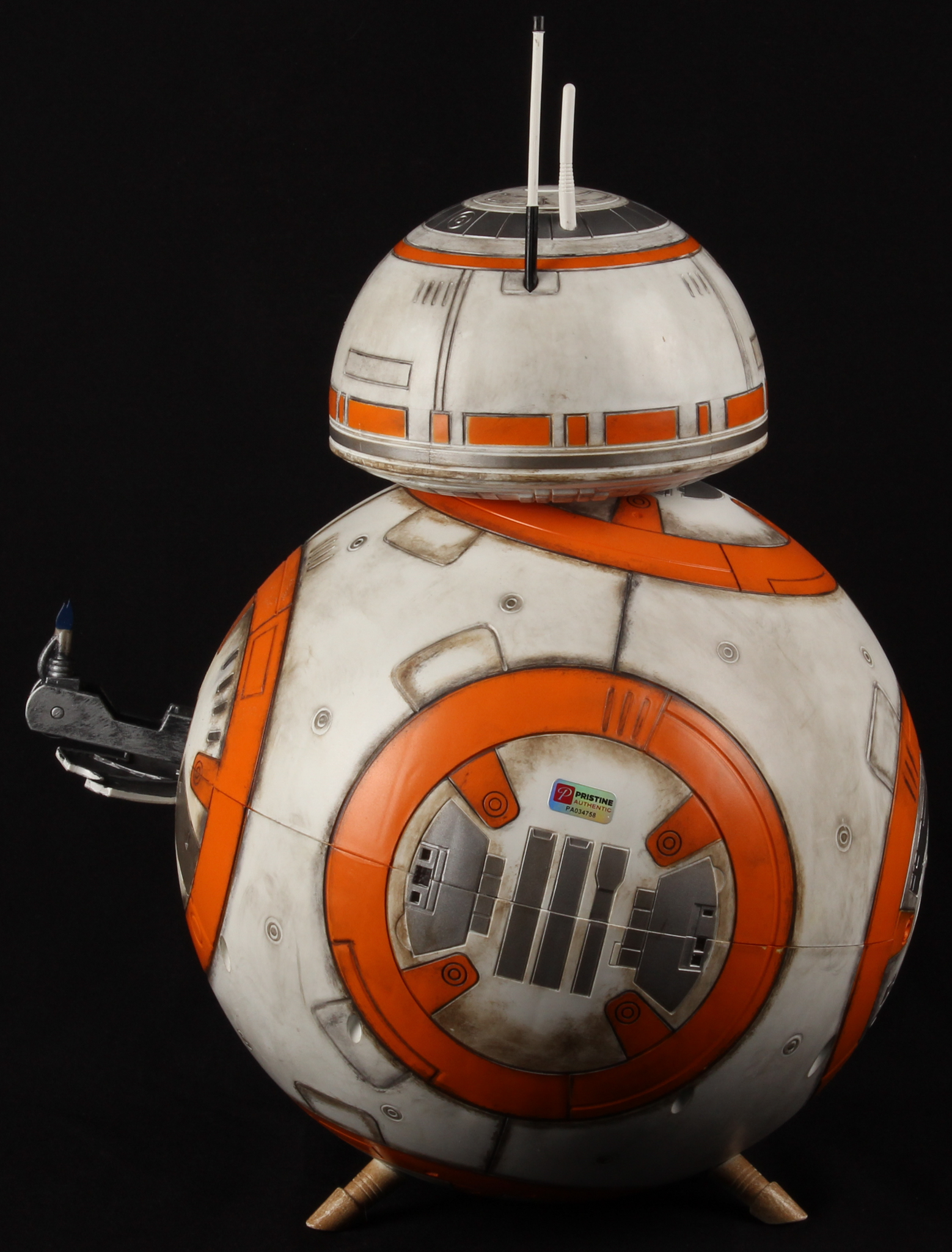 Brian Herring Signed Disney "Star Wars: The Force Awakens" Big-Figs Deluxe 18" Custom Hand-Painted BB-8 Figure Inscribed "Keep Rolling" & "BB-8" with Hand-Drawn BB-8 Sketch - 1/1 (PA COA) at PristineAuction.com Brian Herring Signed Disney "Star Wars: The Force Awakens" Big-Figs Deluxe 18" Custom Hand-Painted BB-8 Figure Inscribed "Keep Rolling" & "BB-8" with Hand-Drawn BB-8 Sketch - 1/1 (PA COA) at PristineAuction.com