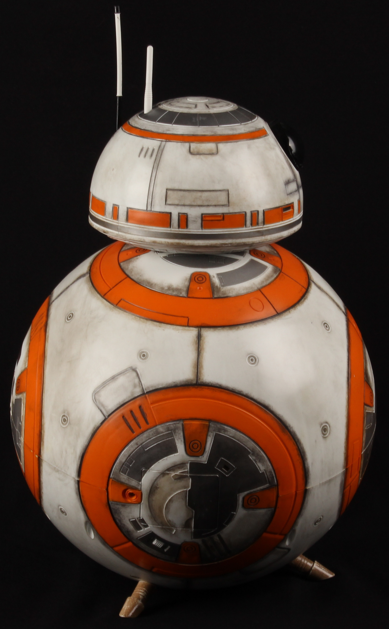 Brian Herring Signed Disney "Star Wars: The Force Awakens" Big-Figs Deluxe 18" Custom Hand-Painted BB-8 Figure Inscribed "Keep Rolling" & "BB-8" with Hand-Drawn BB-8 Sketch - 1/1 (PA COA) at PristineAuction.com Brian Herring Signed Disney "Star Wars: The Force Awakens" Big-Figs Deluxe 18" Custom Hand-Painted BB-8 Figure Inscribed "Keep Rolling" & "BB-8" with Hand-Drawn BB-8 Sketch - 1/1 (PA COA) at PristineAuction.com