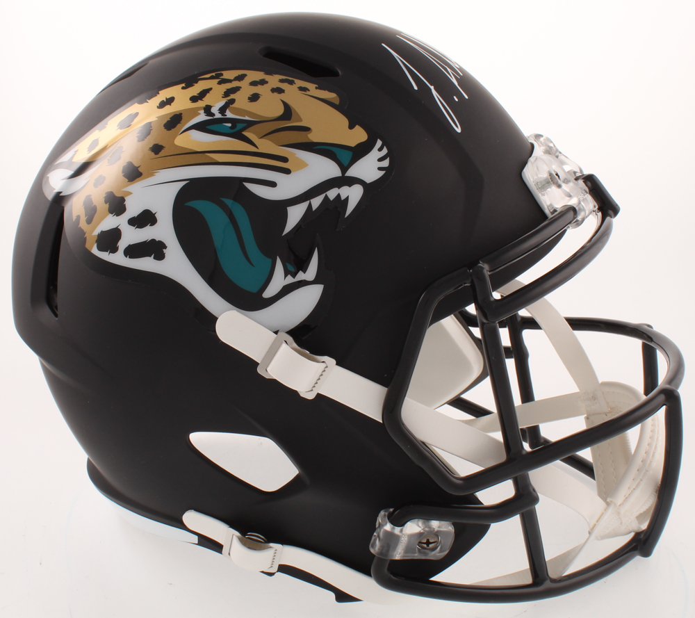 Josh Allen Signed Jacksonville Jaguars Full-Size Matte Black Speed Helmet (Beckett COA) at PristineAuction.com Josh Allen Signed Jacksonville Jaguars Full-Size Matte Black Speed Helmet (Beckett COA) at PristineAuction.com