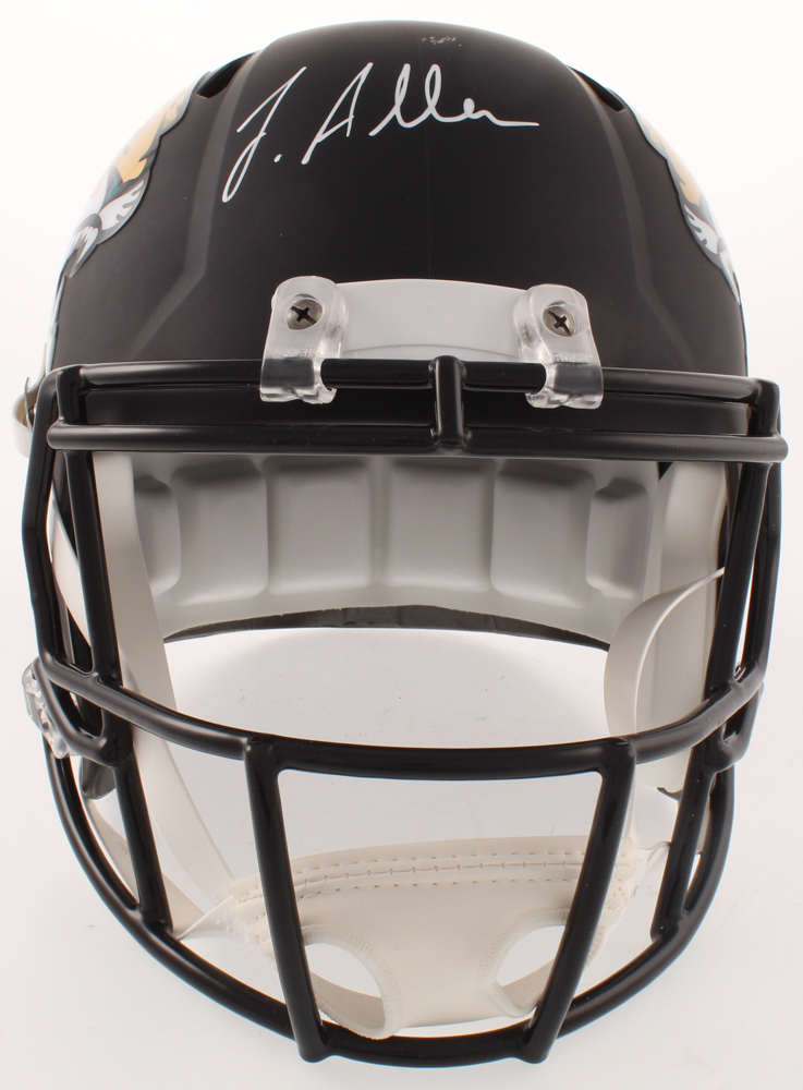 Josh Allen Signed Jacksonville Jaguars Full-Size Matte Black Speed Helmet (Beckett COA) at PristineAuction.com Josh Allen Signed Jacksonville Jaguars Full-Size Matte Black Speed Helmet (Beckett COA) at PristineAuction.com