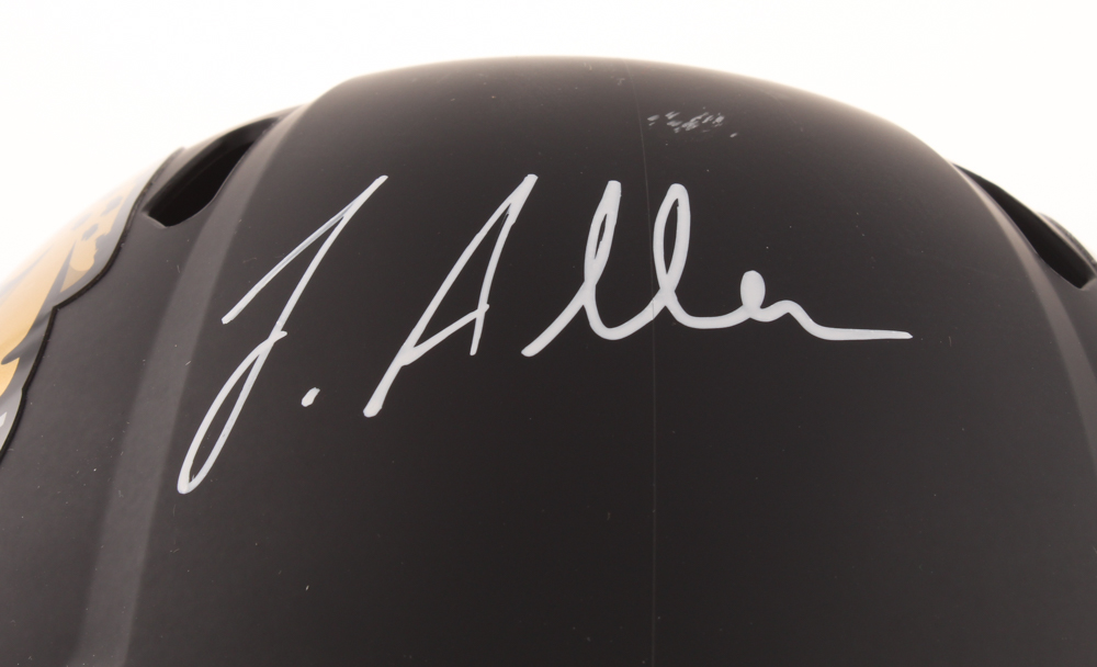 Josh Allen Signed Jacksonville Jaguars Full-Size Matte Black Speed Helmet (Beckett COA) at PristineAuction.com Josh Allen Signed Jacksonville Jaguars Full-Size Matte Black Speed Helmet (Beckett COA) at PristineAuction.com