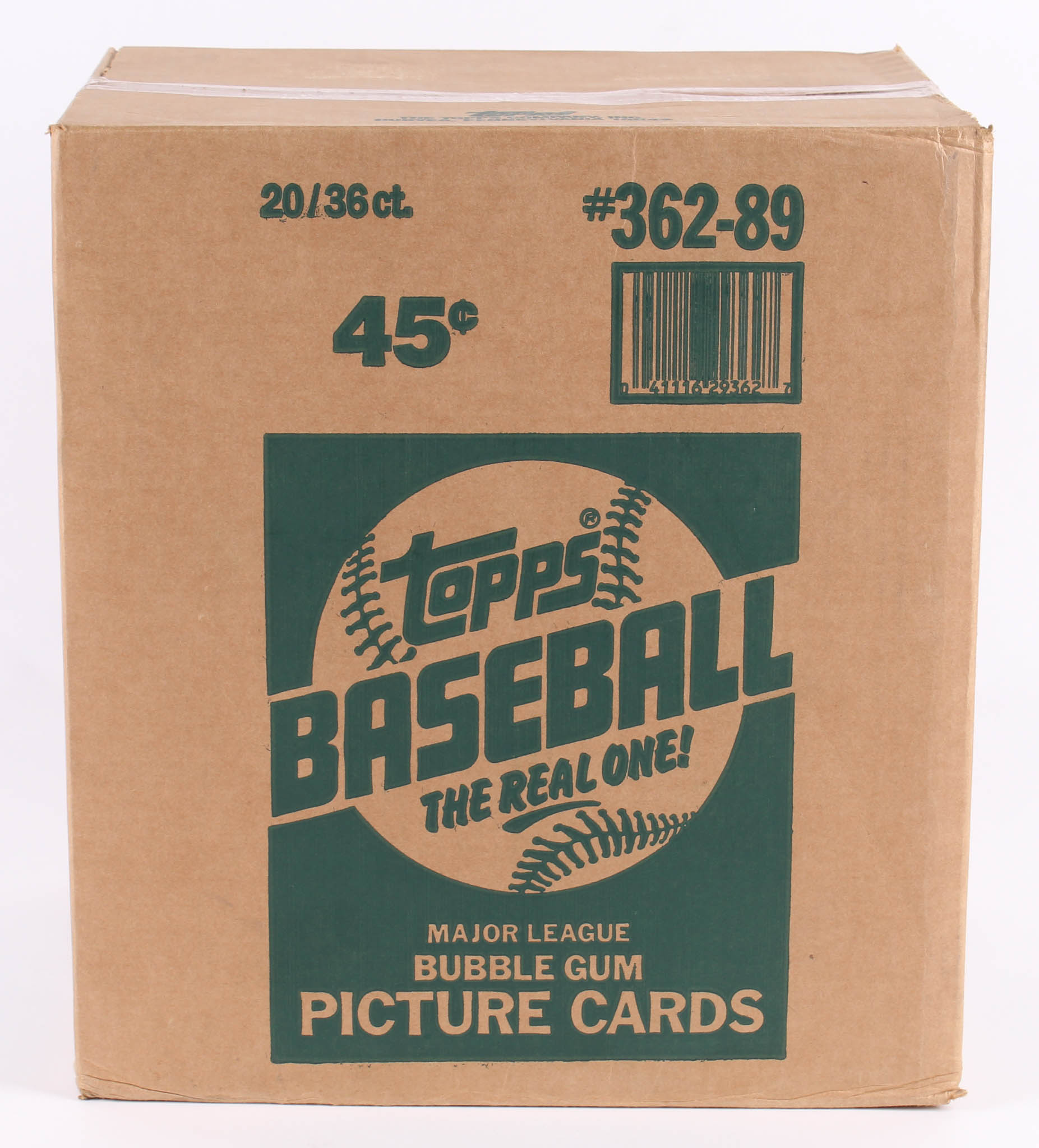 Case of (20) 1989 Topps Sealed Case of Baseball Card Boxes at PristineAuction.com Case of (20) 1989 Topps Sealed Case of Baseball Card Boxes at PristineAuction.com