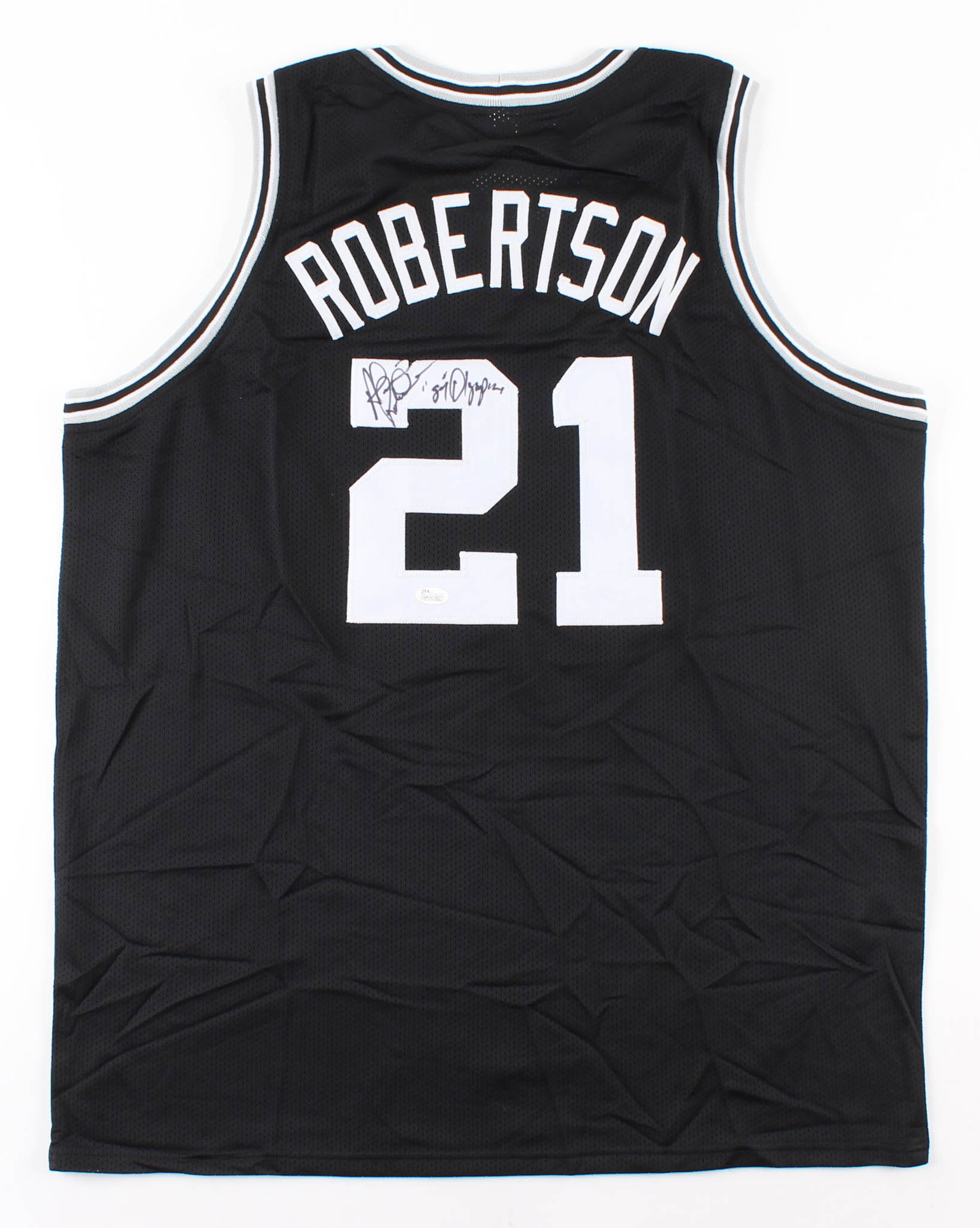 Alvin Robertson Signed Jersey Inscribed "84 Olympics" (JSA COA) at PristineAuction.com Alvin Robertson Signed Jersey Inscribed "84 Olympics" (JSA COA) at PristineAuction.com