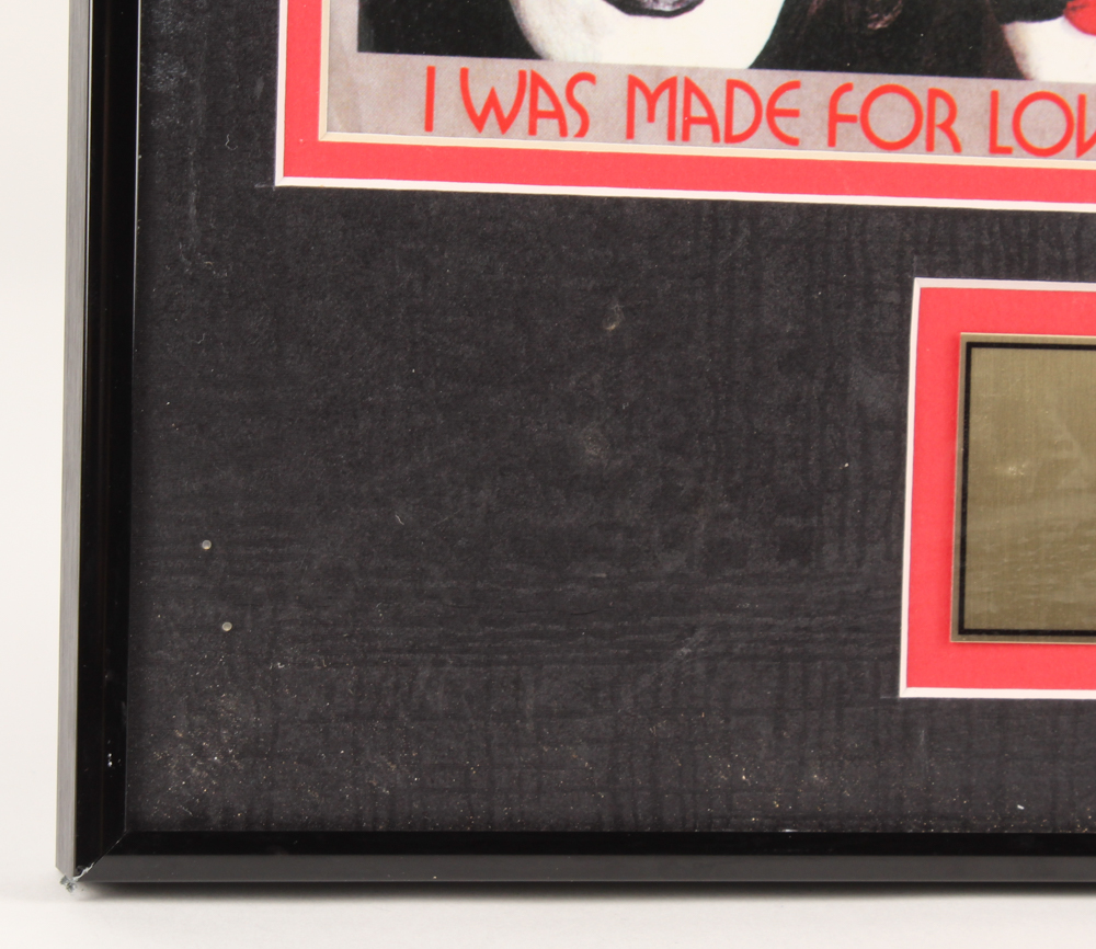 Kiss "I Was Made For Lovin' You" LE 12x16.25 Custom Framed Gold Plated Vinyl Record Album at PristineAuction.com Kiss "I Was Made For Lovin' You" LE 12x16.25 Custom Framed Gold Plated Vinyl Record Album at PristineAuction.com