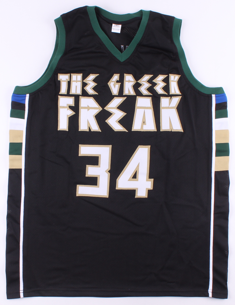Giannis Antetokounmpo Signed Jersey (JSA COA) at PristineAuction.com Giannis Antetokounmpo Signed Jersey (JSA COA) at PristineAuction.com