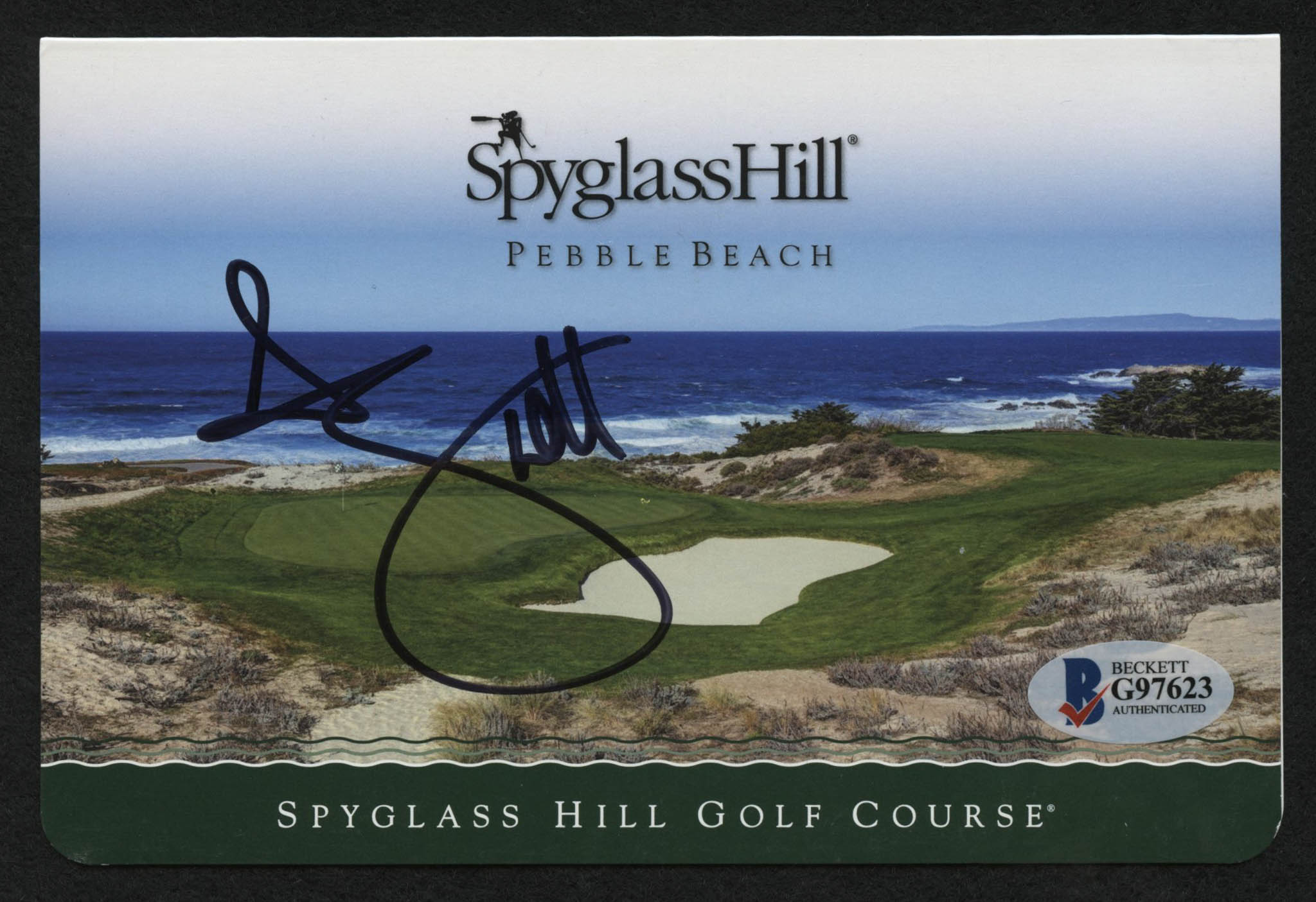 Adam Scott Signed Pebble Beach Golf Club Scorecard (Beckett COA) at PristineAuction.com Adam Scott Signed Pebble Beach Golf Club Scorecard (Beckett COA) at PristineAuction.com