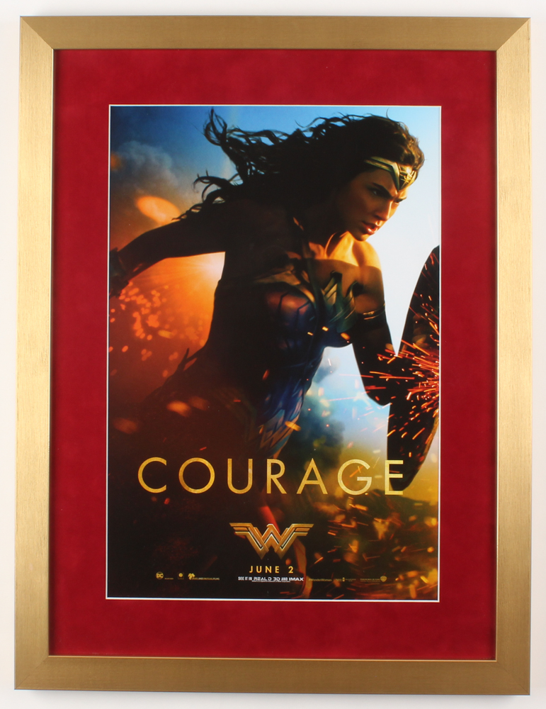 "Wonder Woman" 17.5x23 Custom Framed Movie Poster Photo Display at PristineAuction.com "Wonder Woman" 17.5x23 Custom Framed Movie Poster Photo Display at PristineAuction.com