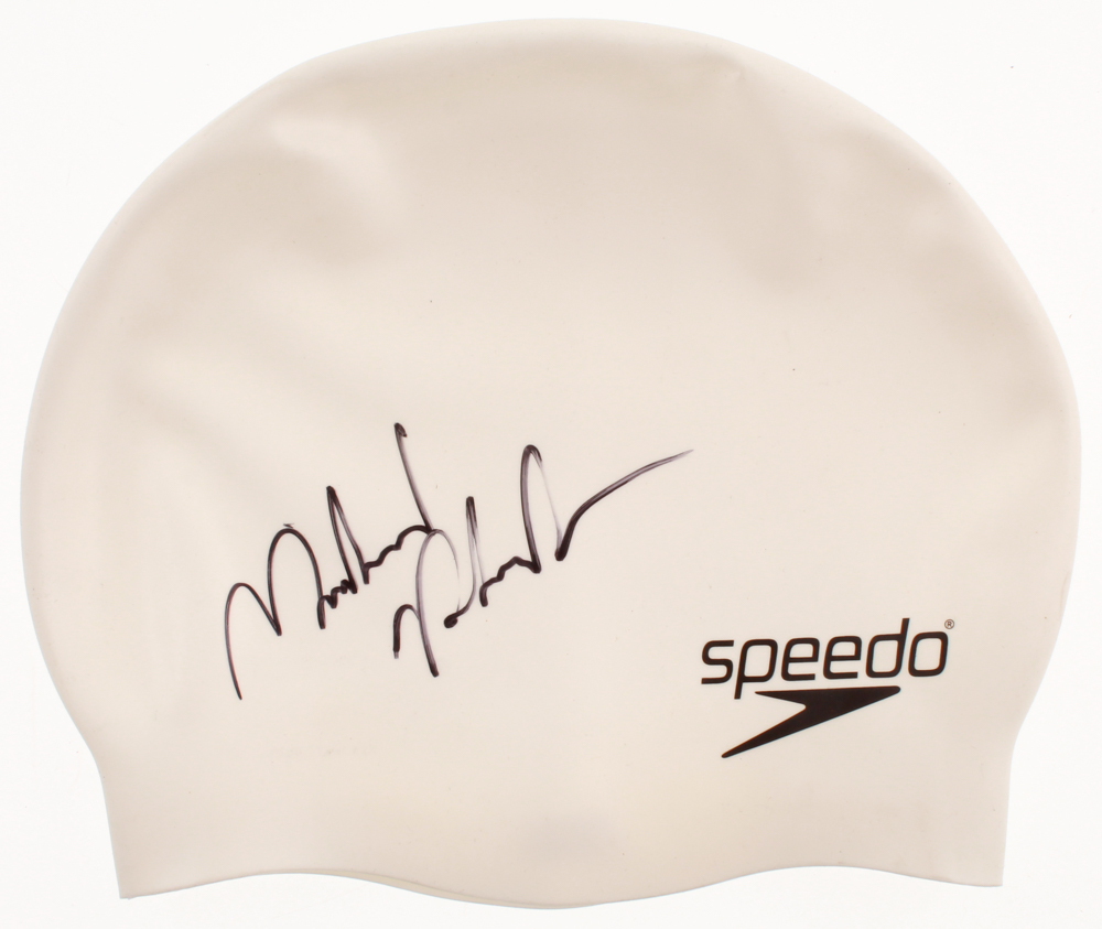 Michael Phelps Signed Speedo Swim Cap (JSA ALOA) at PristineAuction.com Michael Phelps Signed Speedo Swim Cap (JSA ALOA) at PristineAuction.com