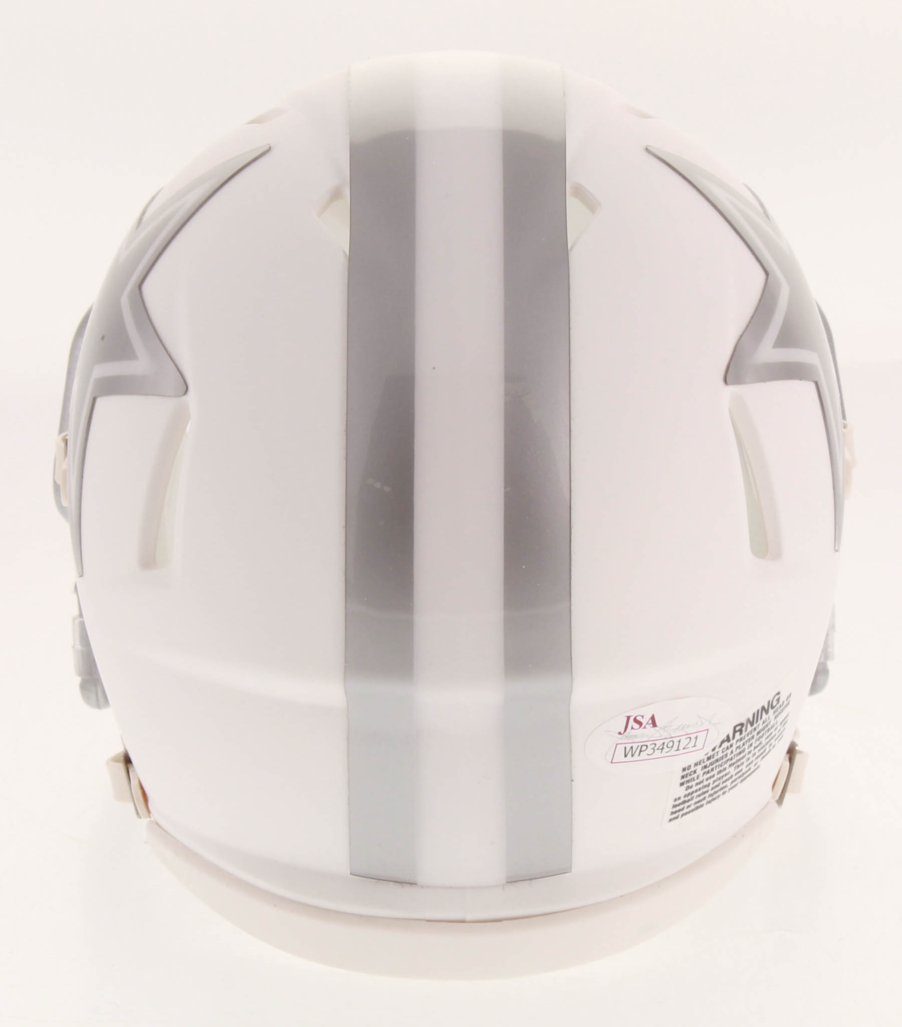 Dak Prescott Signed Dallas Cowboys White ICE Speed Mini Helmet (JSA COA) at PristineAuction.com Dak Prescott Signed Dallas Cowboys White ICE Speed Mini Helmet (JSA COA) at PristineAuction.com