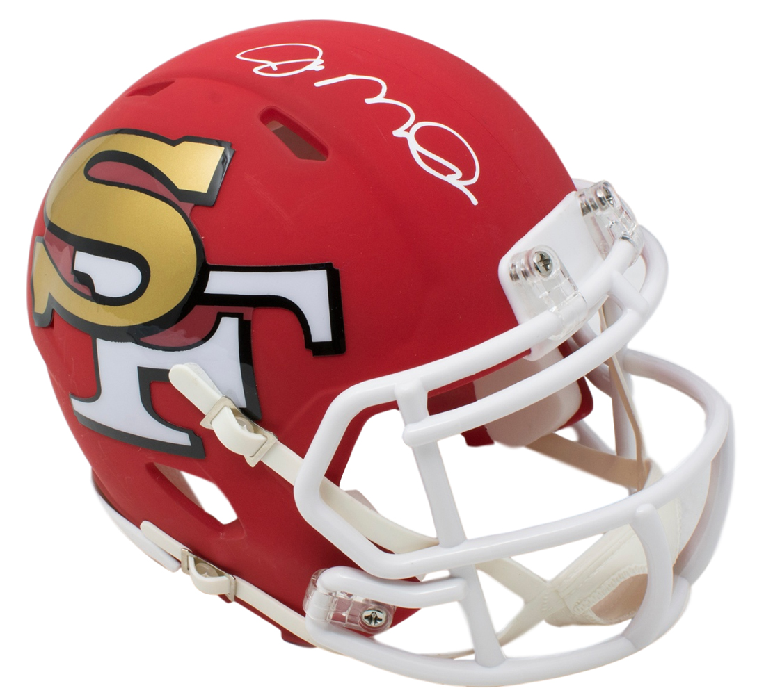 Joe Montana Signed 49ers AMP Alternate Speed Mini Helmet (JSA COA) at PristineAuction.com Joe Montana Signed 49ers AMP Alternate Speed Mini Helmet (JSA COA) at PristineAuction.com