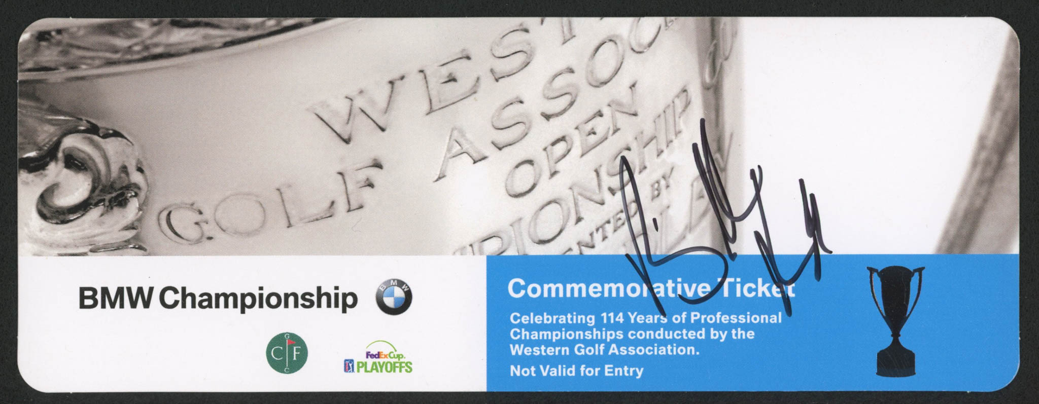 Brooks Koepka Signed BMW Championship Commemorative Ticket (Beckett COA) at PristineAuction.com Brooks Koepka Signed BMW Championship Commemorative Ticket (Beckett COA) at PristineAuction.com