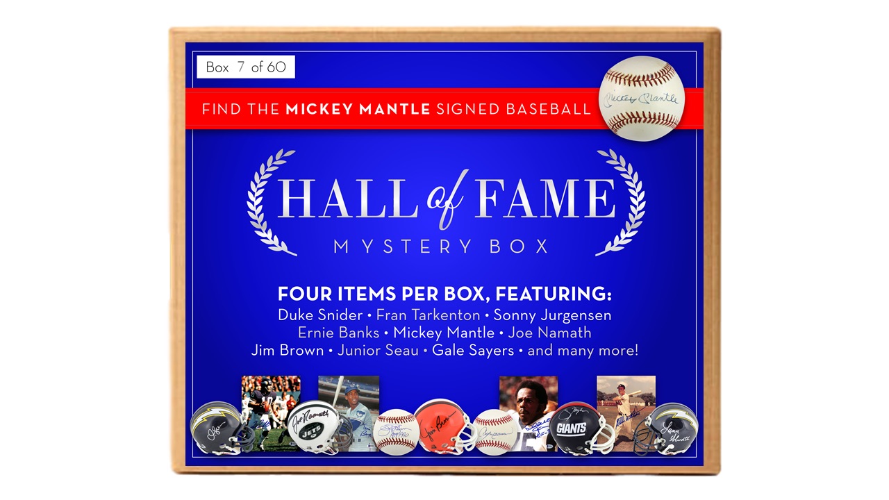 Multi-Sport Hall of Fame Mystery Box (Limited to 60) at PristineAuction.com Multi-Sport Hall of Fame Mystery Box (Limited to 60) at PristineAuction.com