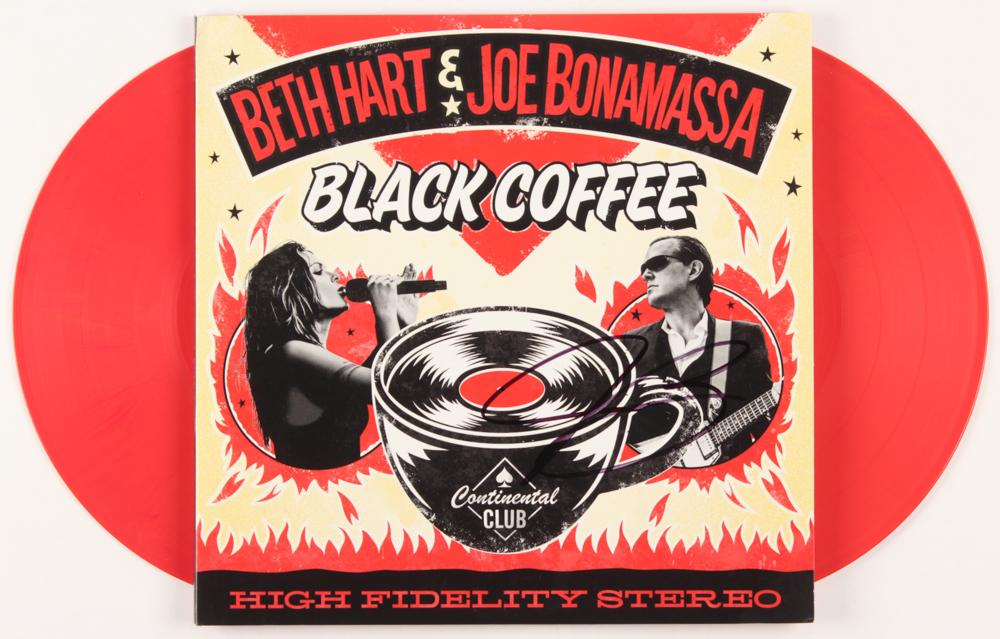 Joe Bonamassa Signed "Black Coffee" Vinyl Record Album (JSA COA