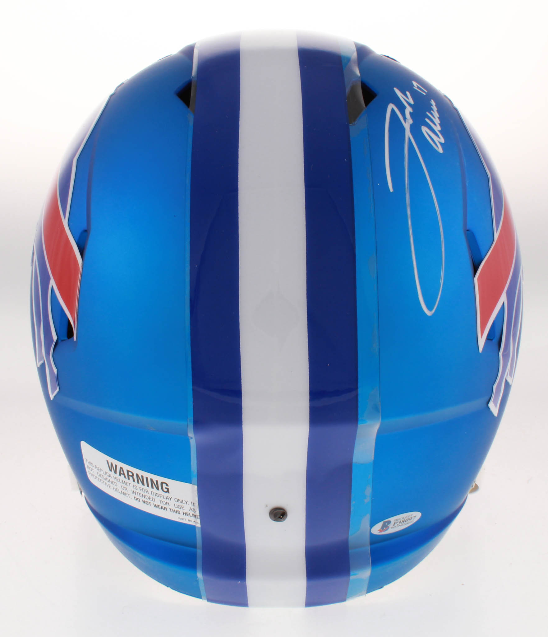 Josh Allen Signed Buffalo Bills Full-Size Speed Helmet (Beckett COA) at PristineAuction.com Josh Allen Signed Buffalo Bills Full-Size Speed Helmet (Beckett COA) at PristineAuction.com