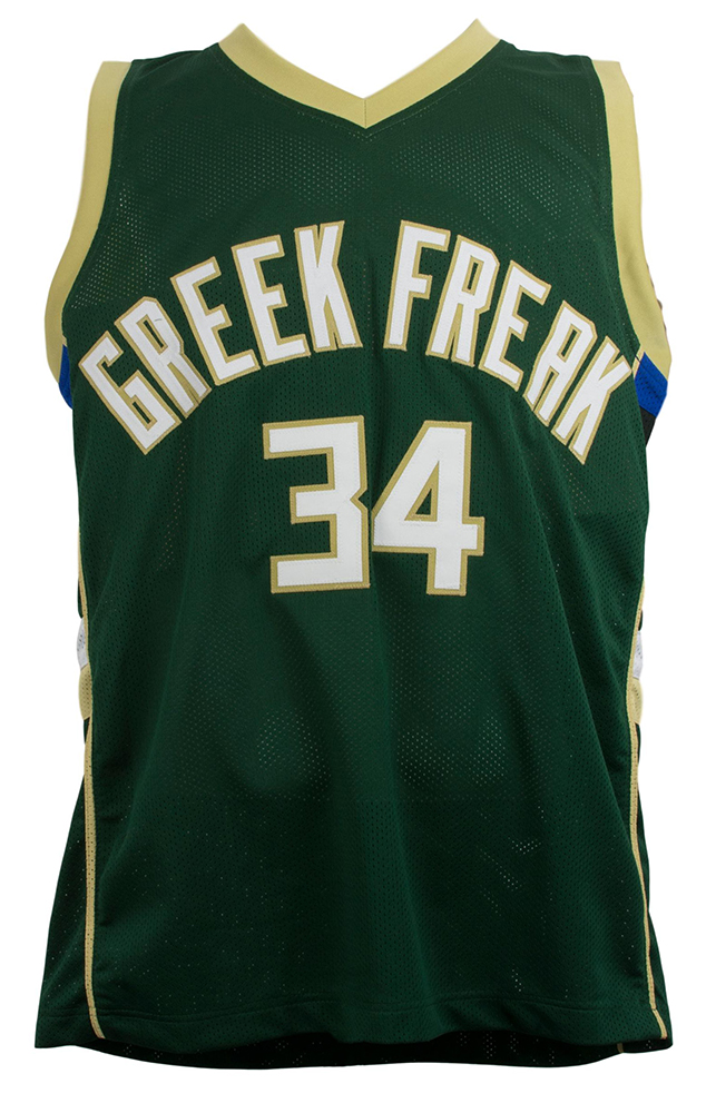 Giannis Antetokounmpo Signed Jersey (JSA COA) at PristineAuction.com Giannis Antetokounmpo Signed Jersey (JSA COA) at PristineAuction.com