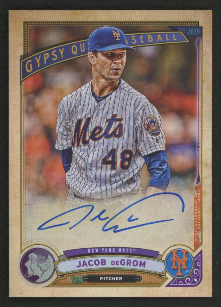 2019 Topps Gypsy Queen Autographs GQ Logo Swap #GQAJD Jacob deGrom