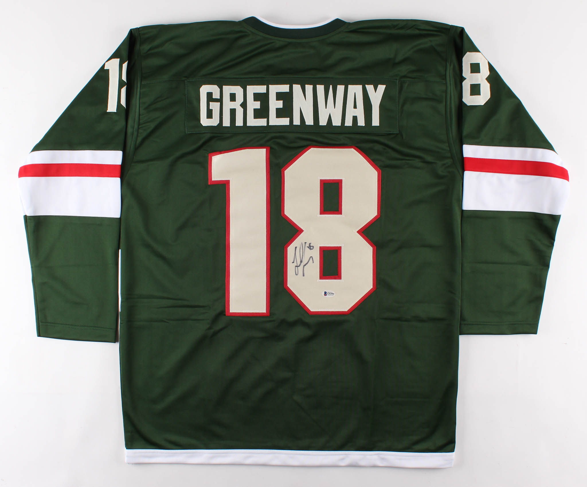 Jordan Greenway Signed Jersey (Beckett COA) at PristineAuction.com Jordan Greenway Signed Jersey (Beckett COA) at PristineAuction.com