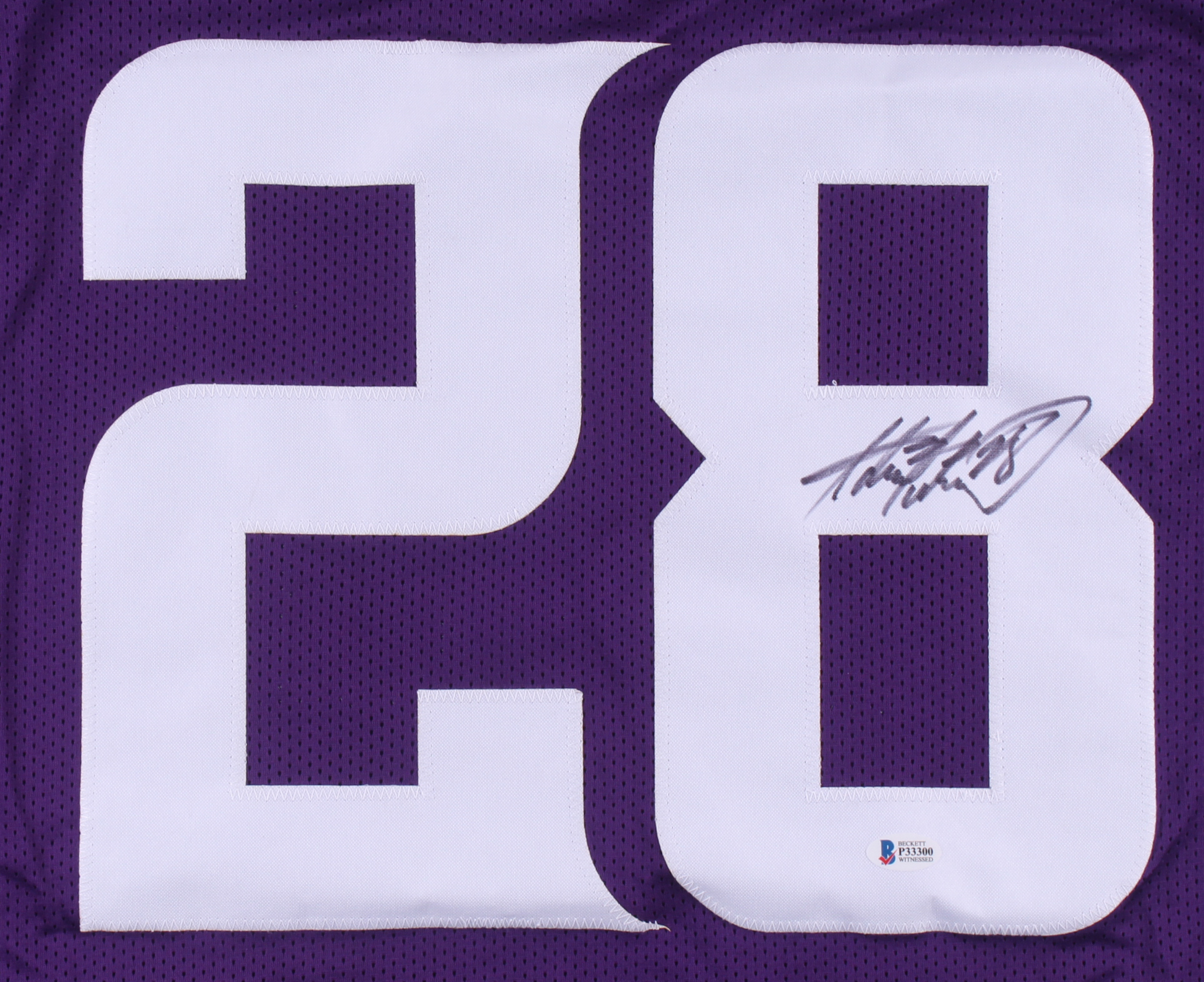 Adrian Peterson Signed Jersey (Beckett COA) at PristineAuction.com Adrian Peterson Signed Jersey (Beckett COA) at PristineAuction.com