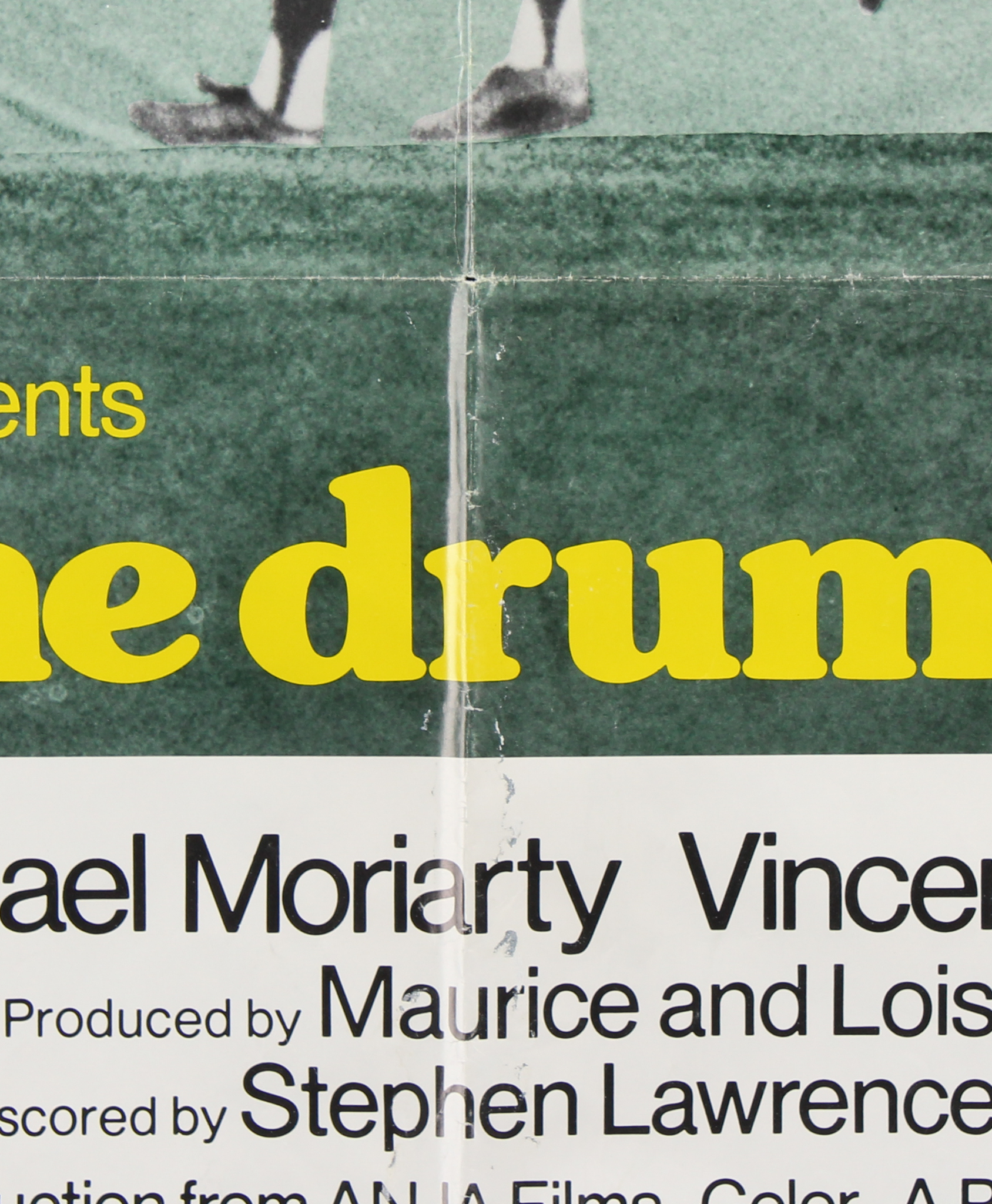 1973 "Bang the Drum Slowly" 27x40 Original Lobby Movie Poster at PristineAuction.com 1973 "Bang the Drum Slowly" 27x40 Original Lobby Movie Poster at PristineAuction.com