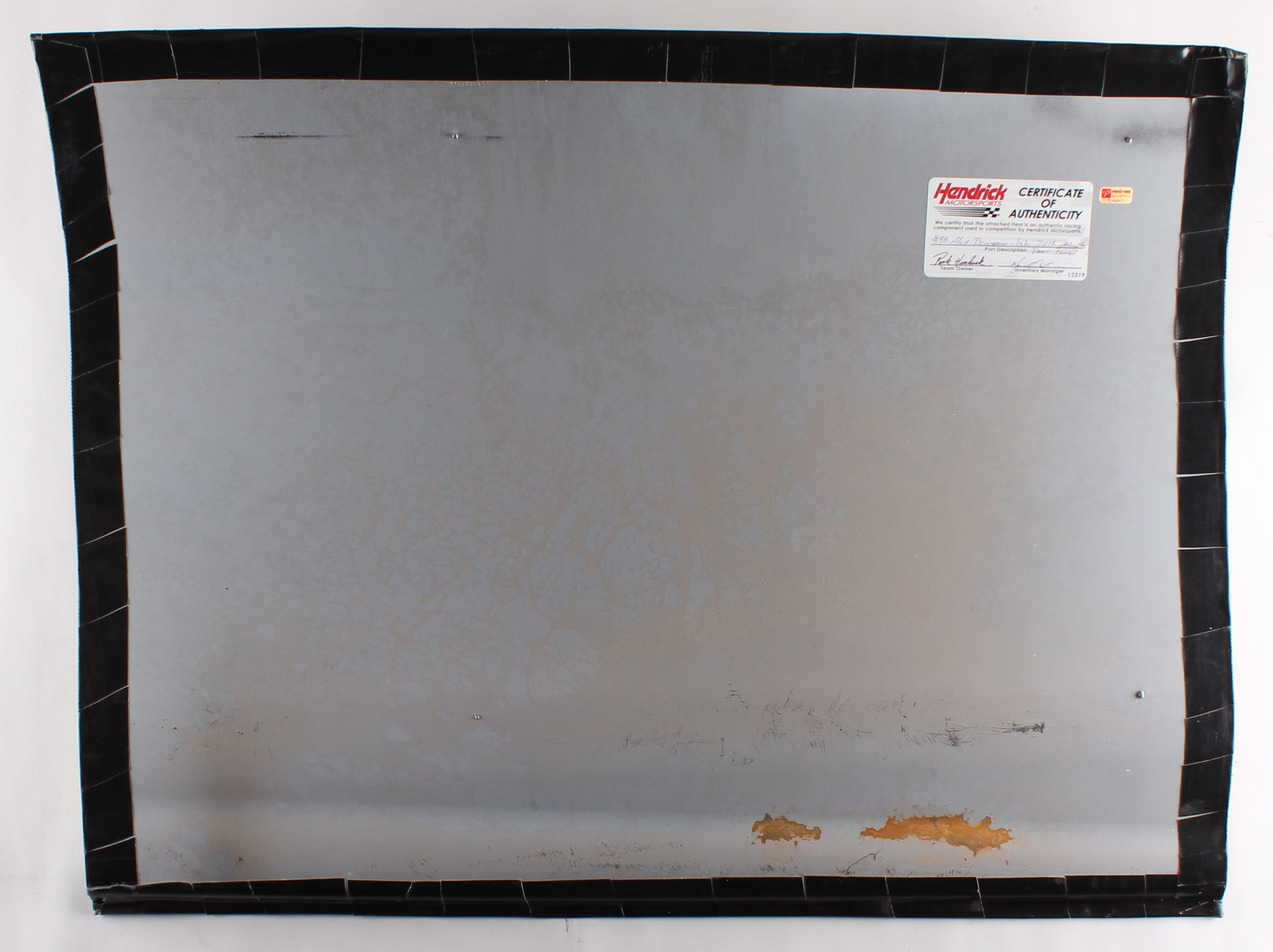 Alex Bowman Race-Used Axalta #88 Full Door Sheet Metal (Hendrick Motorsports & PA COA) at PristineAuction.com Alex Bowman Race-Used Axalta #88 Full Door Sheet Metal (Hendrick Motorsports & PA COA) at PristineAuction.com