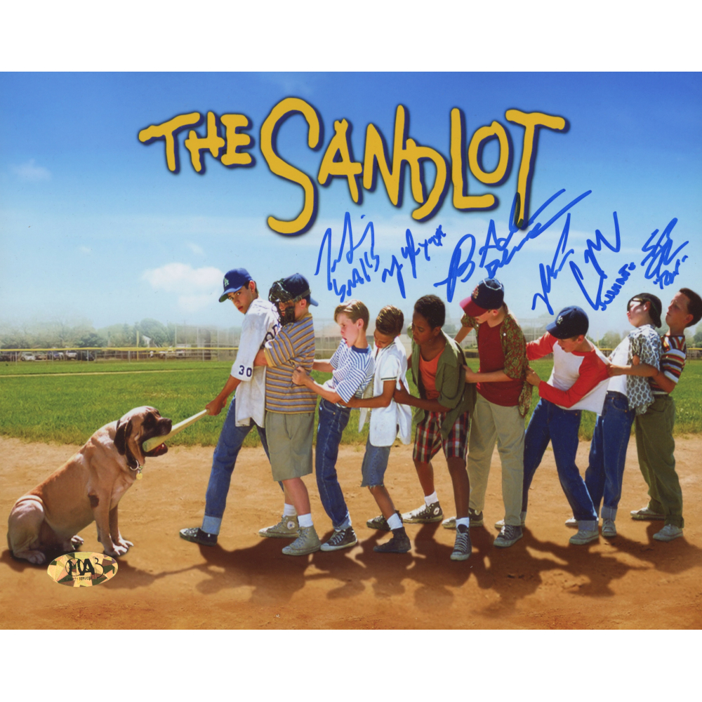 THE SANDLOT CAST signed autographed photo COA Hologram main image 1