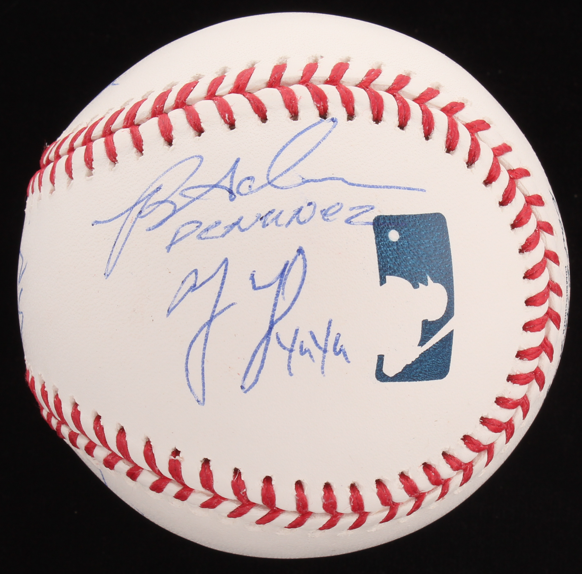 "The Sandlot" OML Baseball Cast-Signed By (6) With Tom Guiry, Chauncey Leopardi, Shane Obedzinski, Marty York with Multiple Inscriptions (MAB Hologram) at PristineAuction.com "The Sandlot" OML Baseball Cast-Signed By (6) With Tom Guiry, Chauncey Leopardi, Shane Obedzinski, Marty York with Multiple Inscriptions (MAB Hologram) at PristineAuction.com