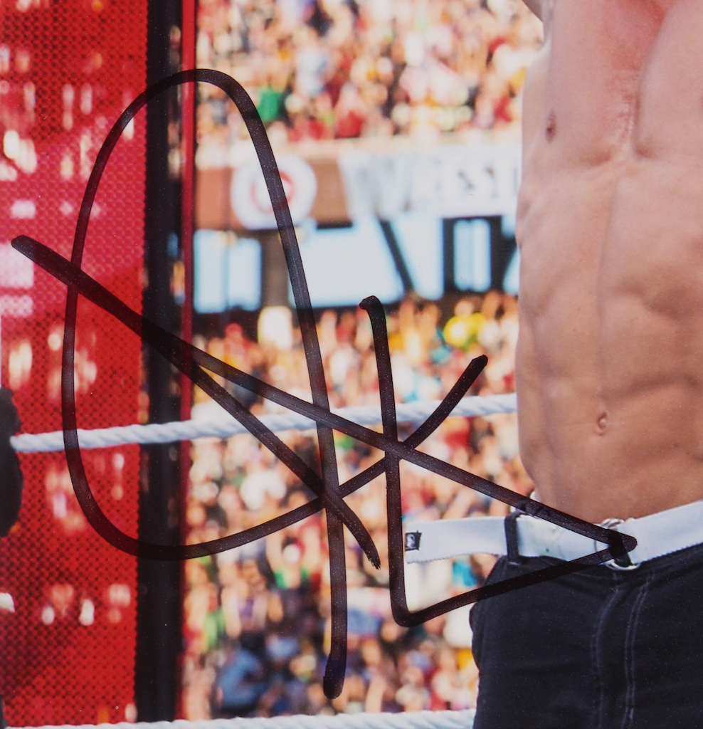 John Cena Signed WWE 10x12 Photo (Beckett COA) at PristineAuction.com John Cena Signed WWE 10x12 Photo (Beckett COA) at PristineAuction.com