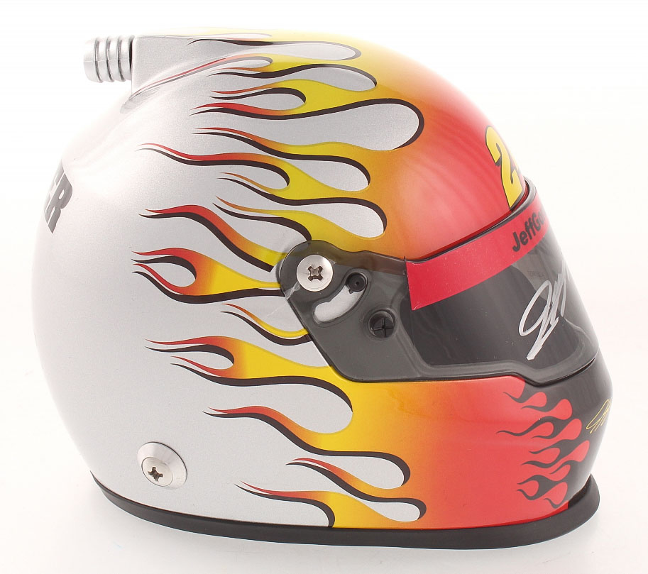Jeff Gordon Signed NASCAR "24Ever" Career Highlight 1:3 Scale Mini-Helmet (Gordon Hologram) at PristineAuction.com Jeff Gordon Signed NASCAR "24Ever" Career Highlight 1:3 Scale Mini-Helmet (Gordon Hologram) at PristineAuction.com