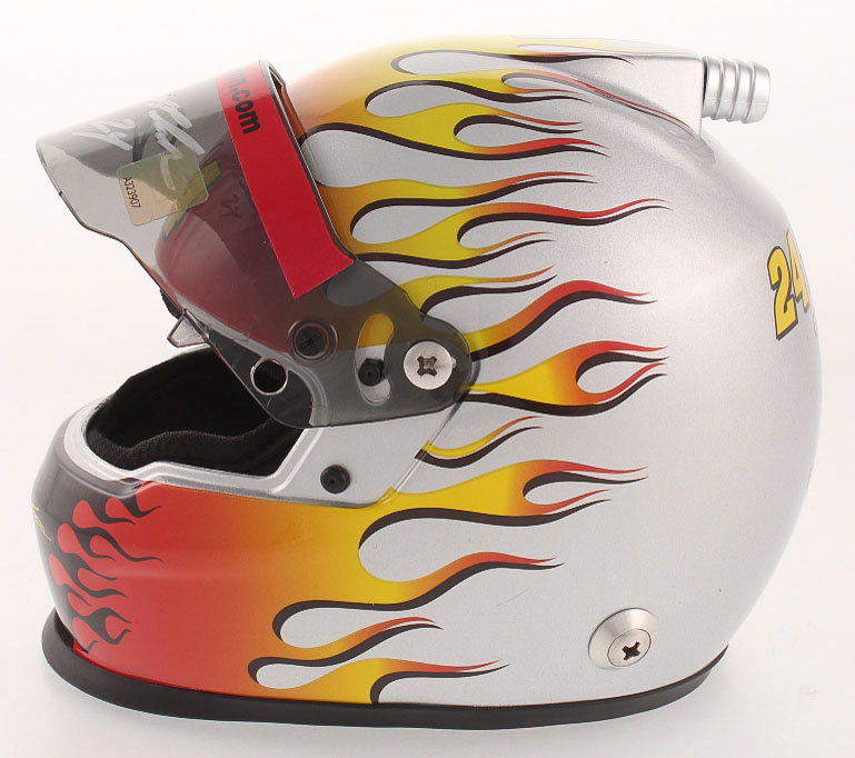 Jeff Gordon Signed NASCAR "24Ever" Career Highlight 1:3 Scale Mini-Helmet (Gordon Hologram) at PristineAuction.com Jeff Gordon Signed NASCAR "24Ever" Career Highlight 1:3 Scale Mini-Helmet (Gordon Hologram) at PristineAuction.com