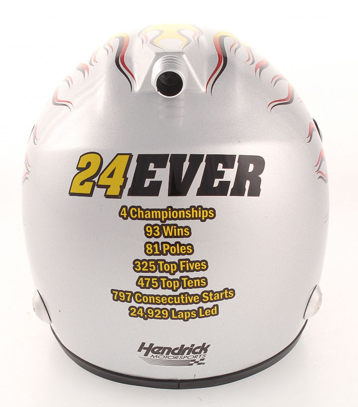 Jeff Gordon Signed NASCAR "24Ever" Career Highlight 1:3 Scale Mini-Helmet (Gordon Hologram) at PristineAuction.com Jeff Gordon Signed NASCAR "24Ever" Career Highlight 1:3 Scale Mini-Helmet (Gordon Hologram) at PristineAuction.com