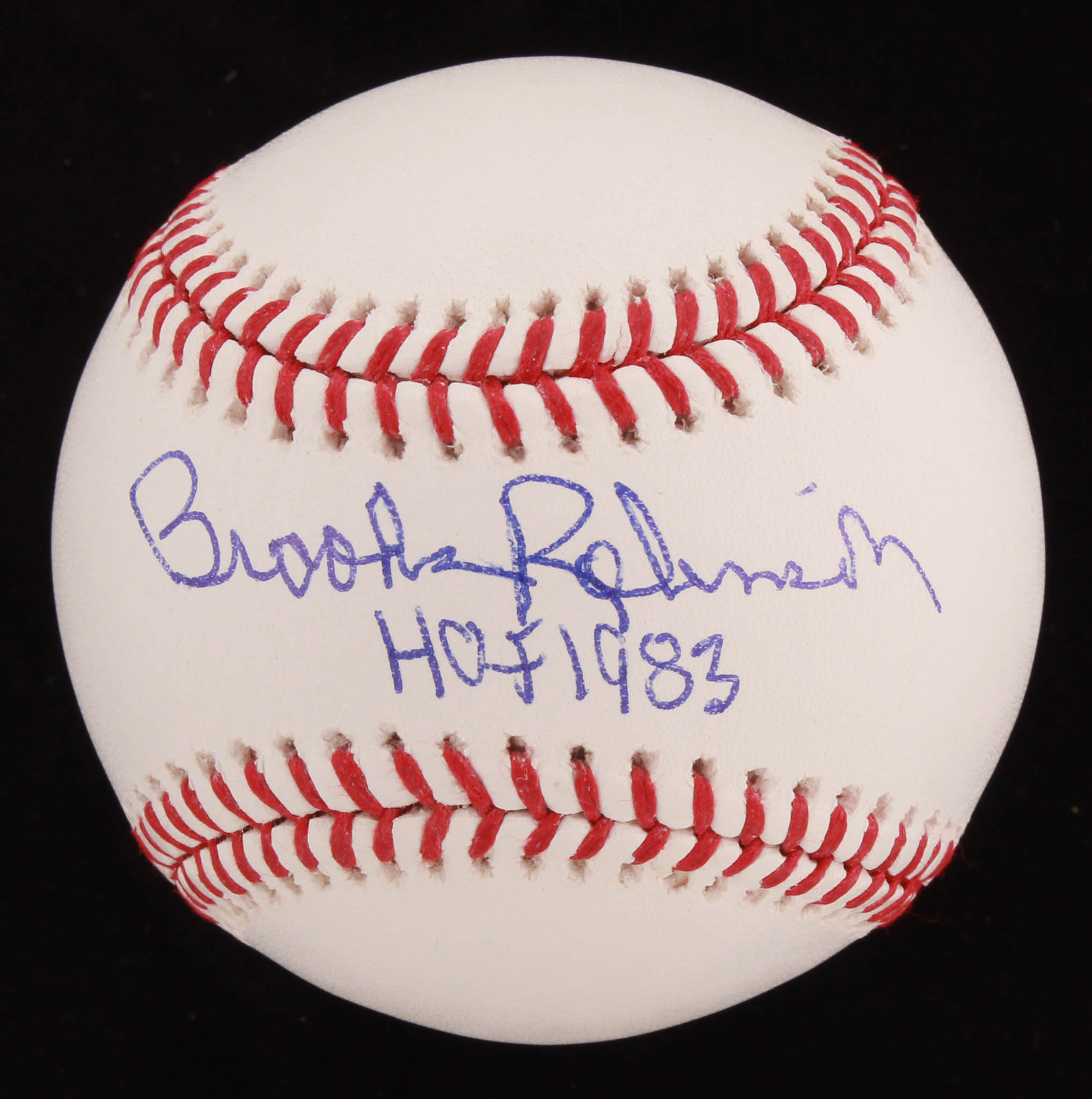 Brooks Robinson Signed OML Baseball Inscribed "HOF 1983" (JSA COA) at PristineAuction.com Brooks Robinson Signed OML Baseball Inscribed "HOF 1983" (JSA COA) at PristineAuction.com