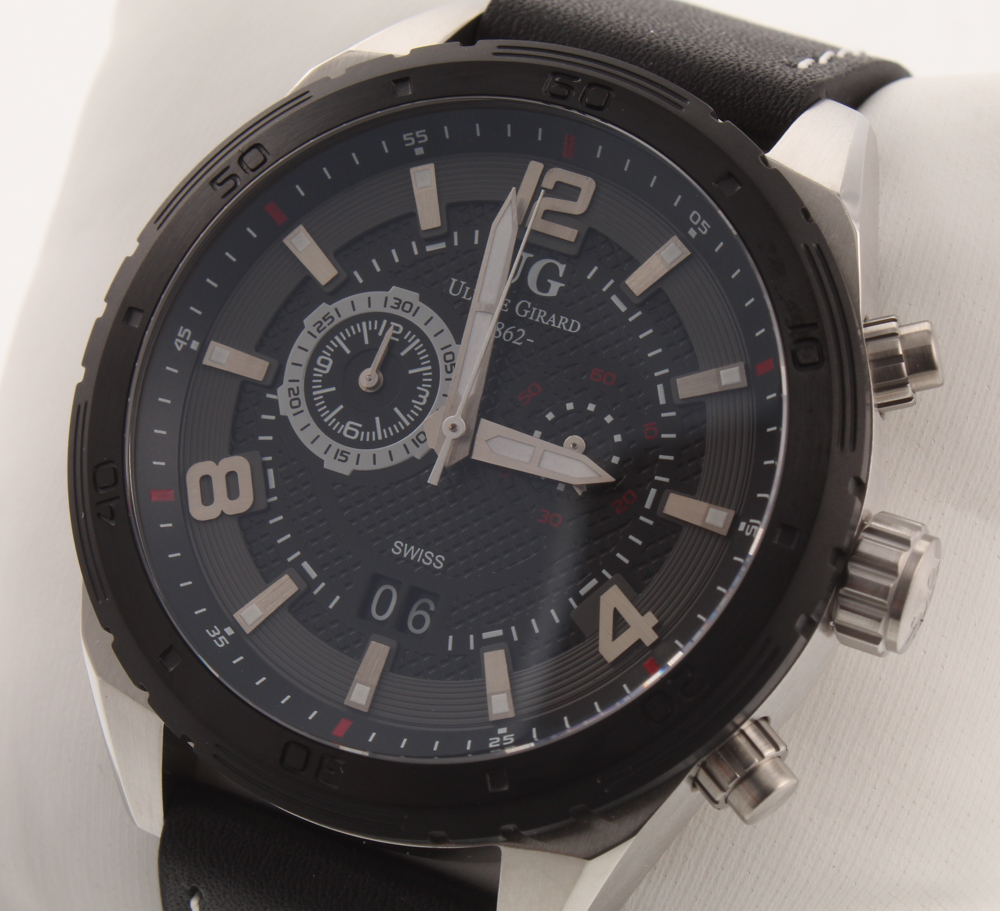 Ulysse Girard Bombardier Men's Chronograph Watch at PristineAuction.com Ulysse Girard Bombardier Men's Chronograph Watch at PristineAuction.com